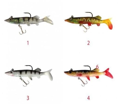 Captain 3547 Steady Pike Soft 12cm Turna Silikonu Suni Balık 3