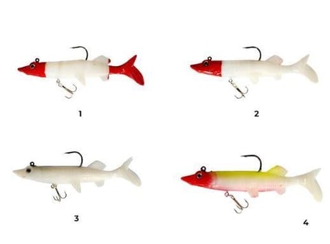 Captain 3552 Bobo Pike Soft 10cm Turna Silikonu Suni Balık 1