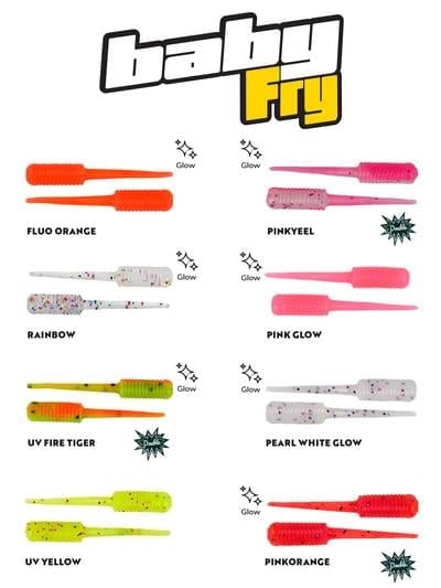 Fujin Baby FRY 2,7cm LRF Silikon Yem Rainbow