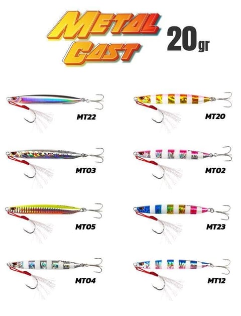 Fujin Metal Cast 20gr Light Jig Metal Yem MT02