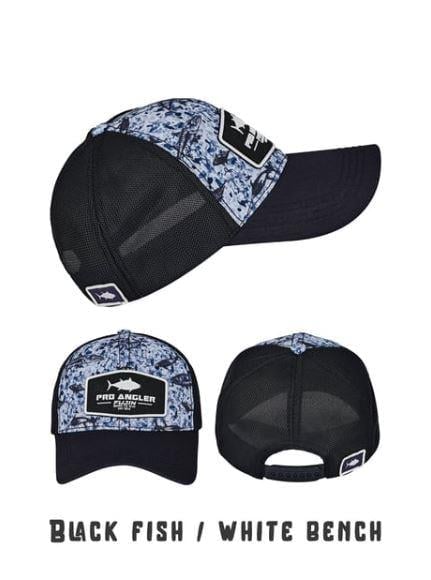 Fujin Pro Angler Black Fish + White Bench Şapka