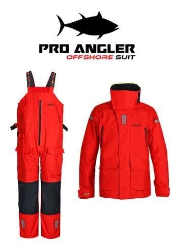 Fujin Pro Angler Off Shore Suit Red Navy XL