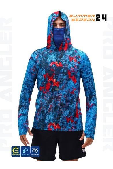 Fujin Pro Angler S24 Buff&Hoodie Red Reef S