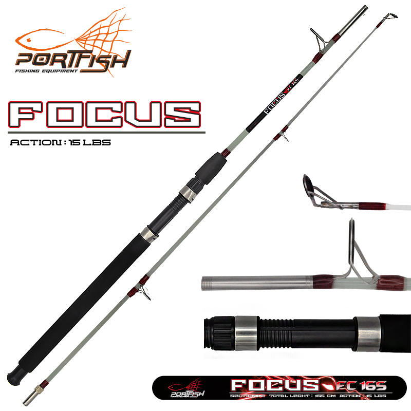 Portfish Focus 300 cm Vidalı Dolgu Tekne Kamışı 15 lbs