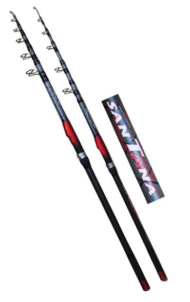 SANTANA 100-300 AKSİYON FUL KARBON SARGILI BONCUK SURF KAMIŞ 4.20M