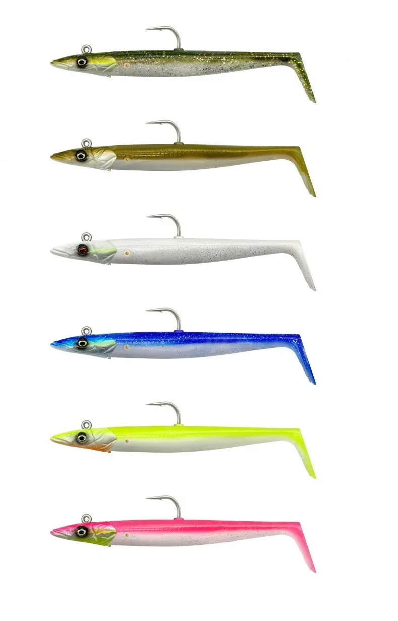 Savage Gear Sandeel V2 12 cm 22 gr 2+1 Blue Pearl Silver