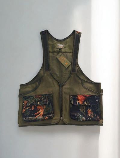 Spayko Orman Desenli Yelek XXXL