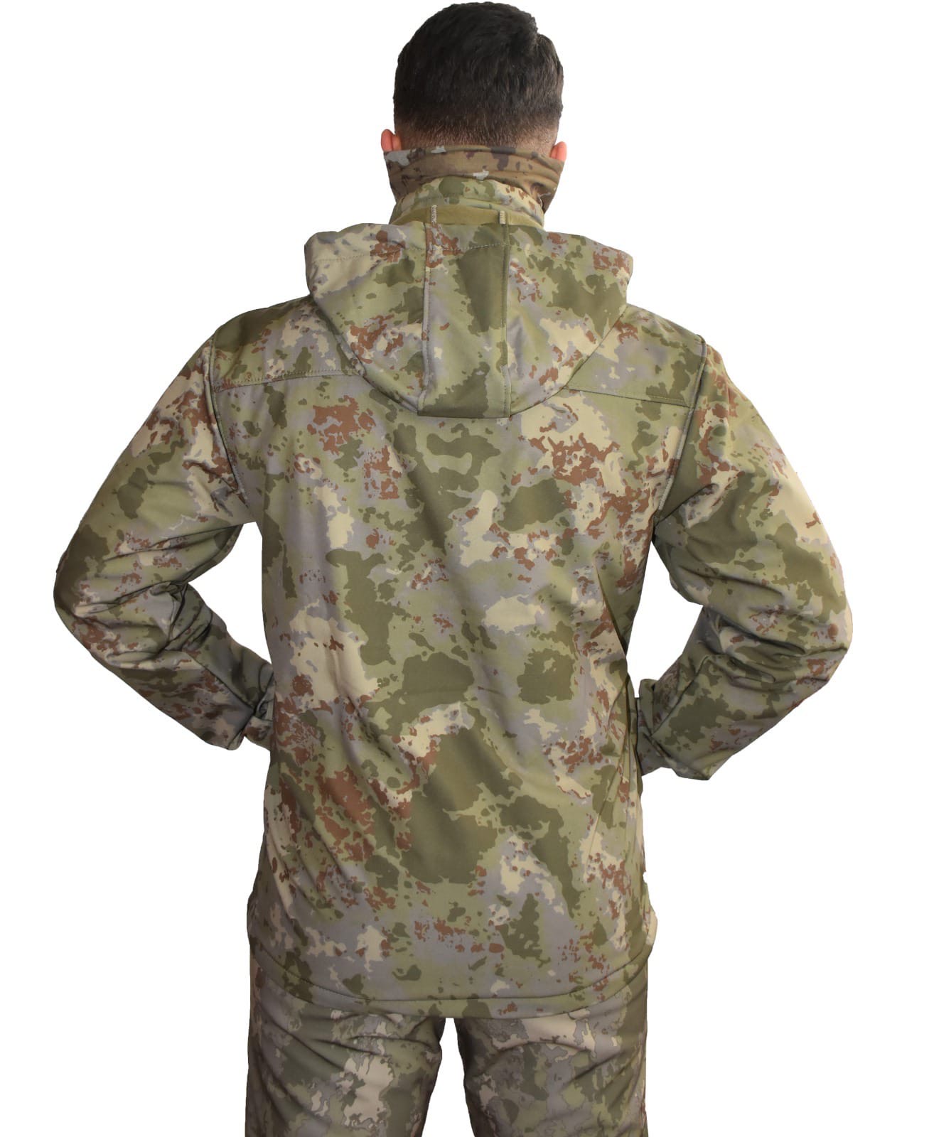 TSK Piyade Kamuflaj Softshell Mont İçi Polarlı M